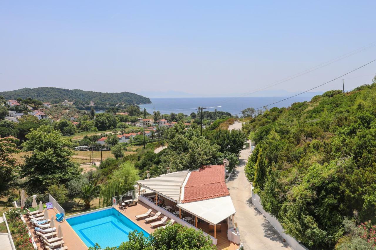 Hotel Zorbas Family House Troulos Exterior foto
